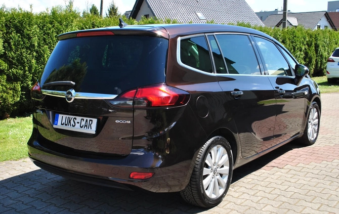 Opel Zafira cena 43999 przebieg: 190000, rok produkcji 2012 z Kańczuga małe 781